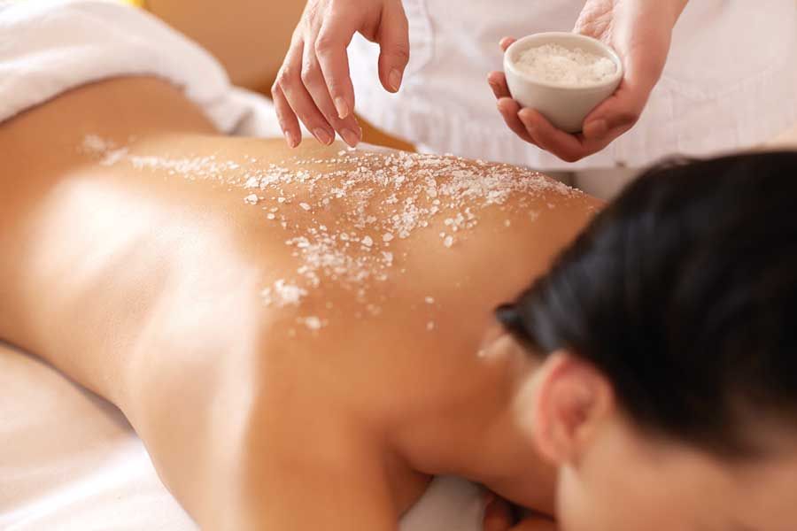 Aroma-Salz Massage
